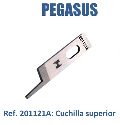CUCHILLA SUPERIOR REMALLADORA INDUSTRIAL PEGASUS 4 HILOS